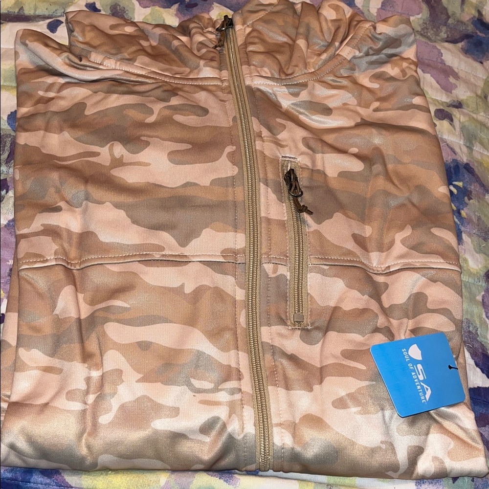 Women's Camouflage Hooded Jacket